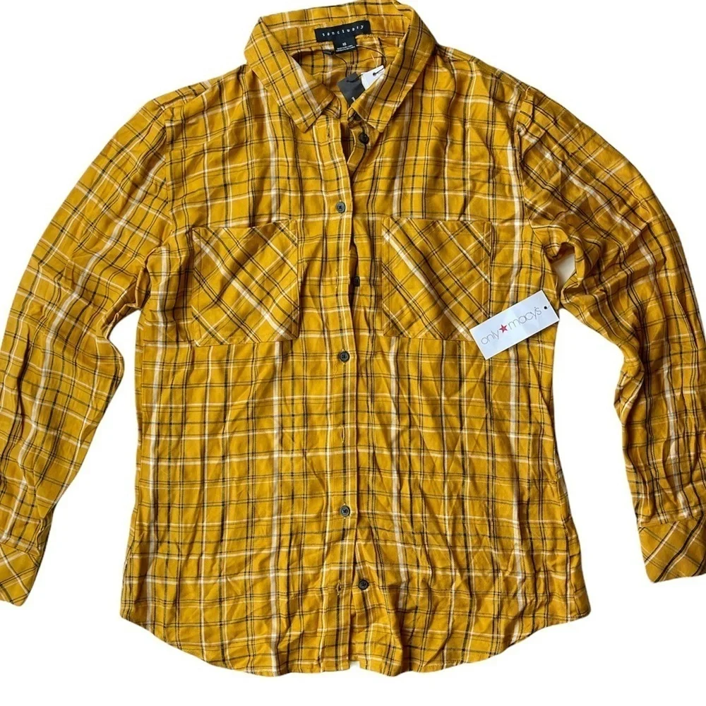 SANCTUARY WOMEN’S NEW GENERATION BOYFRIEND SHIRT - Picture 7 of 8